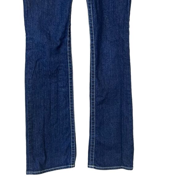 True Religion Becky Rhinestone Flap Pocket Jeans Style# WS2564C47 - Picture 4 of 16